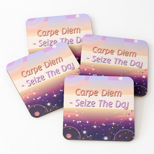 Item preview, Carpe Diem Art Seize Each Day Illustration Design designed and sold by ART ATTACK ZONE.