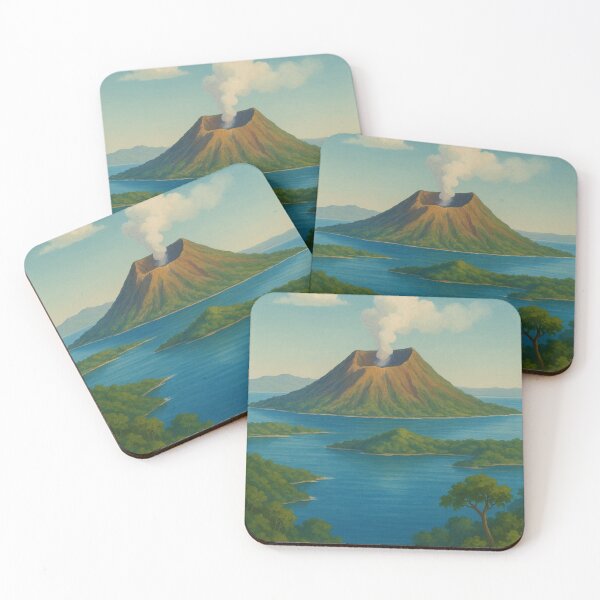 Item preview, Taal Volcano Caldera Philippines with Clear Skies designed and sold by Places On Earth.