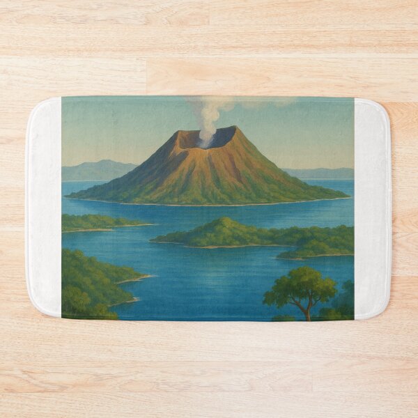 Item preview, Taal Volcano Caldera Philippines with Clear Skies designed and sold by Places On Earth.