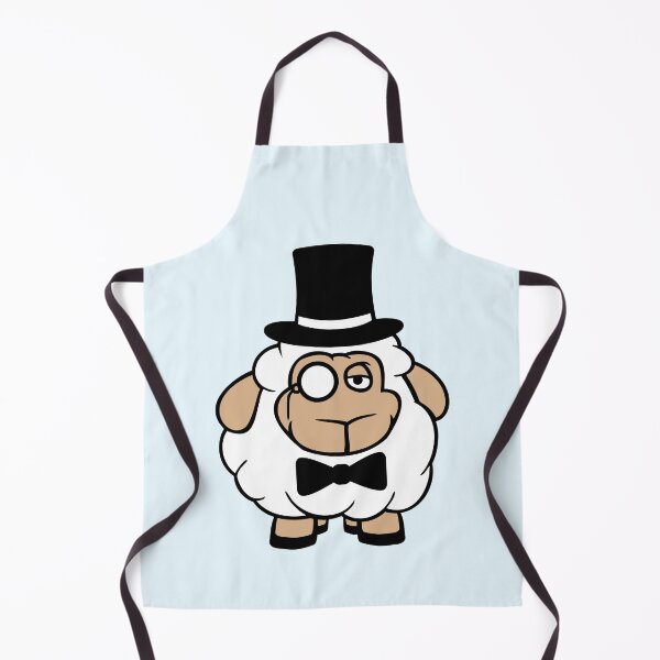 Artikelvorschau, Schaf Herr Gentleman Zylinder Monokel Brille Reich entworfen und verkauft von shirt-o-mat.