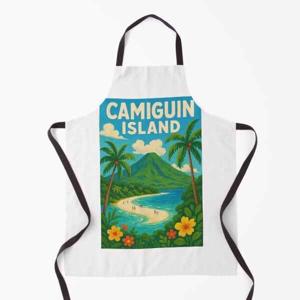 Item preview, Camiguin Island Curved Sandbar and Volcano designed and sold by Places On Earth.