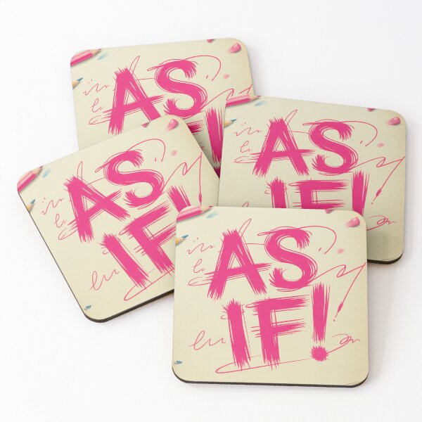 Item preview, As If!! 80s slang designed and sold by NotARealGrownUp.