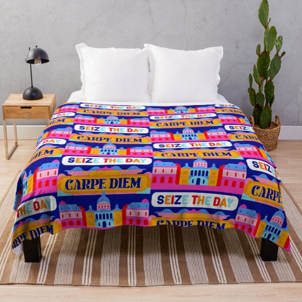 Item preview, Brillant Carpe Diem Art Seize Each Day Illustration designed and sold by ART ATTACK ZONE.