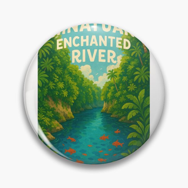 Item preview, Hinatuan Enchanted River with Tropical Fish designed and sold by Places On Earth.