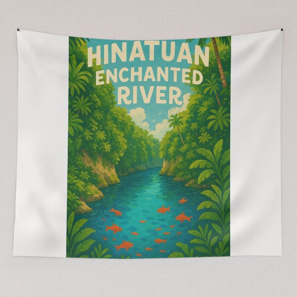 Item preview, Hinatuan Enchanted River with Tropical Fish designed and sold by Places On Earth.