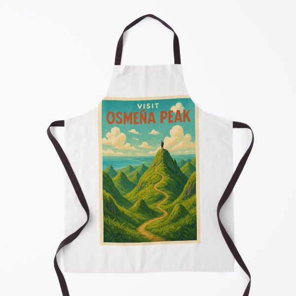 Item preview, Osmeña Peak Hiking Trail with Hiker designed and sold by Places On Earth.