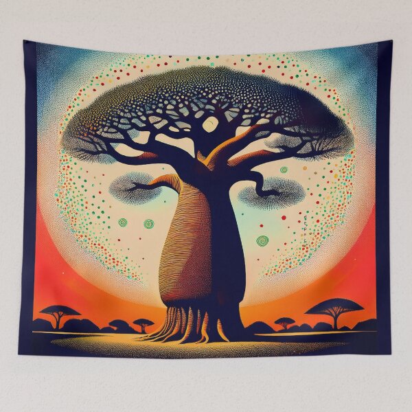 Item preview, The Wild Dot Baobab Tree - dePace' designed and sold by mrpropcake.