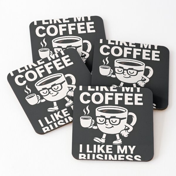 Item preview, Funny Coffee Cup Mascot with Business Quote designed and sold by Amr Siam.