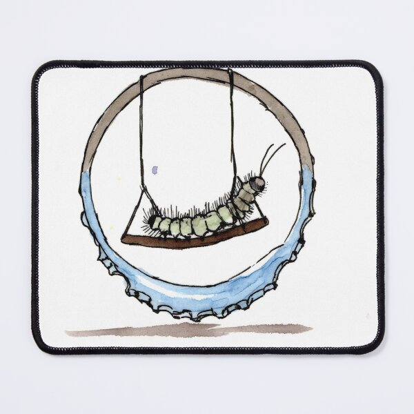 Item preview, Caterpillar Swing1 designed and sold by Scribbles & Doodles by Jinx.