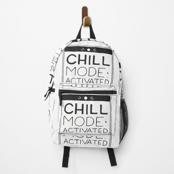 Item preview, Embracing Serenity Chill Mode Designs Activated Black White designed and sold by ART ATTACK ZONE.