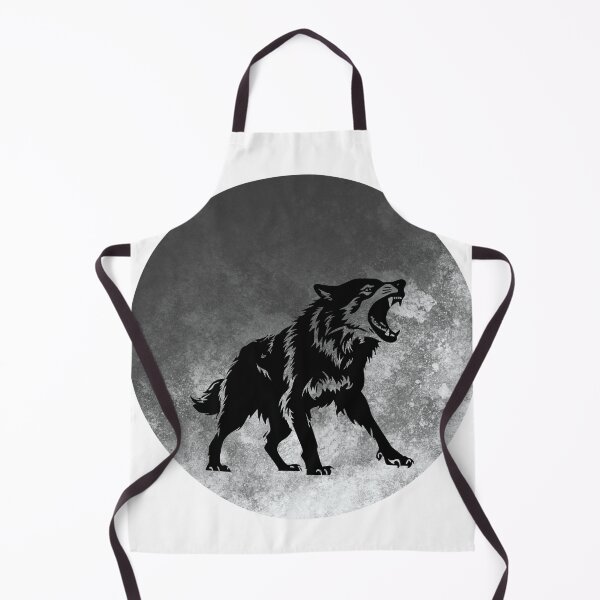 Item preview, Black wolf designed and sold by Fredsstore.