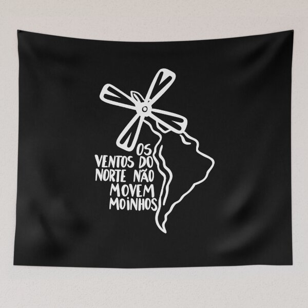 Item preview, Os Ventos Do Norte Nao Movem Moinhos (Negro BG) designed and sold by byebyesally.