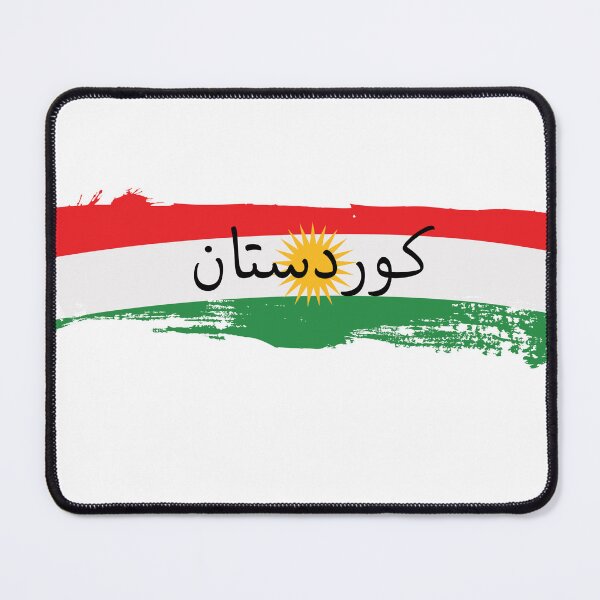 Item preview, Kurdistan Flag Brushstroke Art designed and sold by EllsLittleStore.