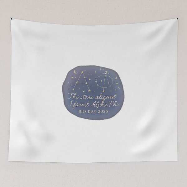 Item preview, The Stars Aligned – Alpha Phi Constellation Bid Day 2025 Sticker designed and sold by summer-loving.
