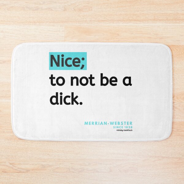 Item preview, Definition of the word Nice designed and sold by giddygoldfinch.