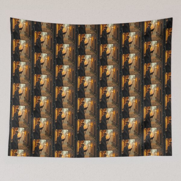 Item preview, “The Knocker-Up: Alarm Clock of the Past” Vintage T-Shirt by pixhub  designed and sold by PixHub .