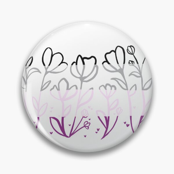 Item preview, Asexual pride flowers designed and sold by ceilidhemm.