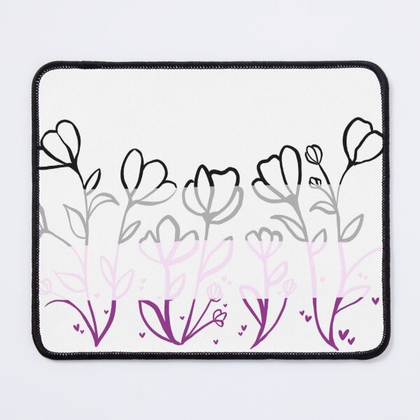 Item preview, Asexual pride flowers designed and sold by ceilidhemm.