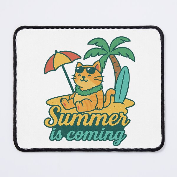 Item preview, Summer is coming with cat. designed and sold by Chawineiei.