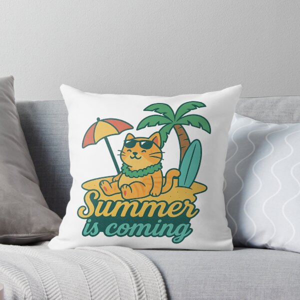 Item preview, Summer is coming with cat. designed and sold by Chawineiei.