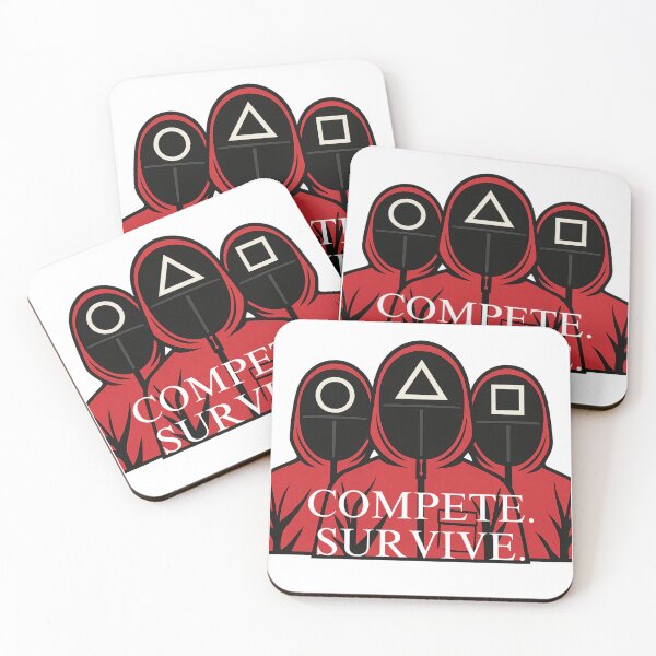 Item preview, SquidGameGuards – Compete. Survive designed and sold by EllsLittleStore.