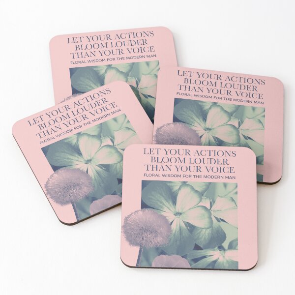 Item preview, LET YOUR ACTIONS BLOOM LOUDER THAN YOUR VOICE designed and sold by WISDOMheartsMX.
