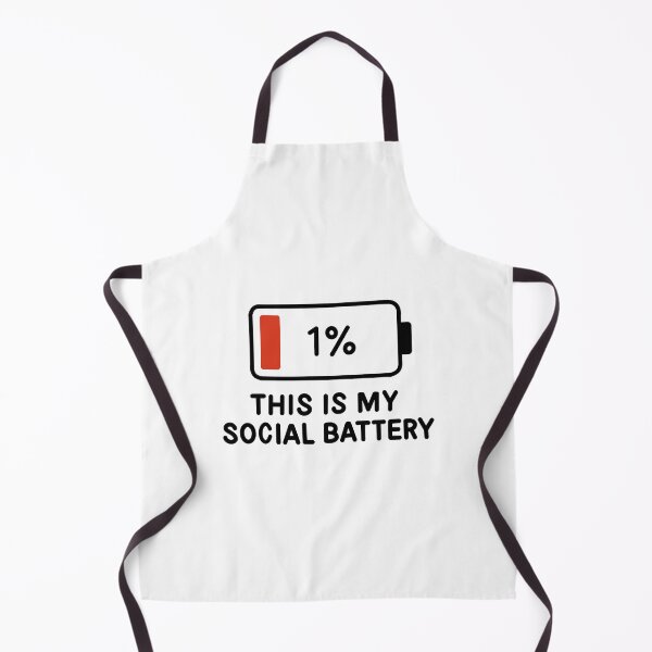 Item preview, 1% Social Battery designed and sold by byebyesally.