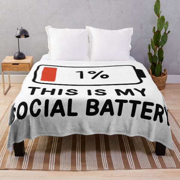 Item preview, 1% Social Battery designed and sold by byebyesally.
