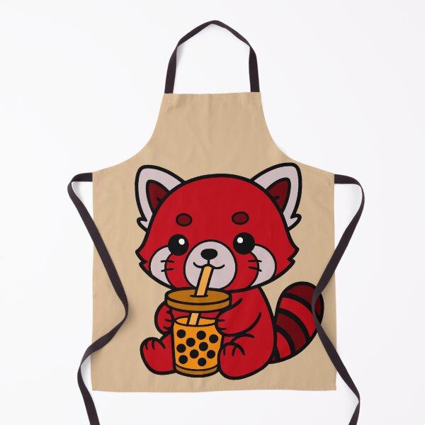 Item preview, Bubble Tea Red Panda - Orange designed and sold by AngelMiette.