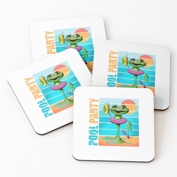 Item preview, Pool party frog designed and sold by LouPons.