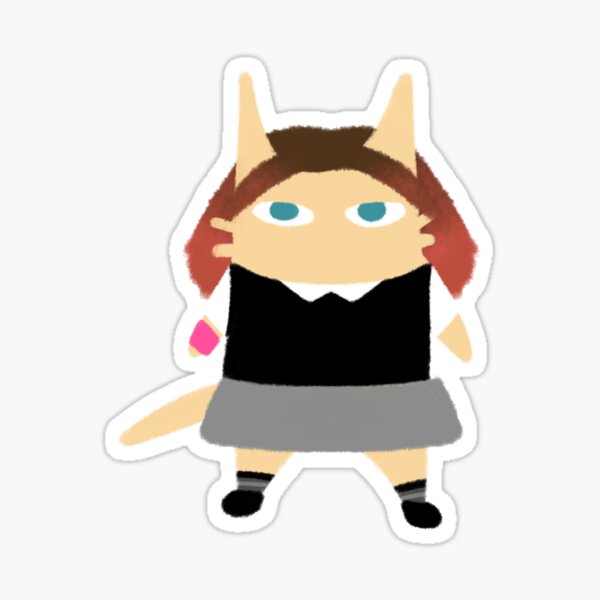 Item preview, furtoon series: ladybird as a cat a24 saoirse ronan designed and sold by Kyna Arts.