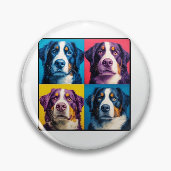 Artikelvorschau, Berner Sennenhund Andy Warhol Stil Pop Art entworfen und verkauft von TheAnimalZ00.