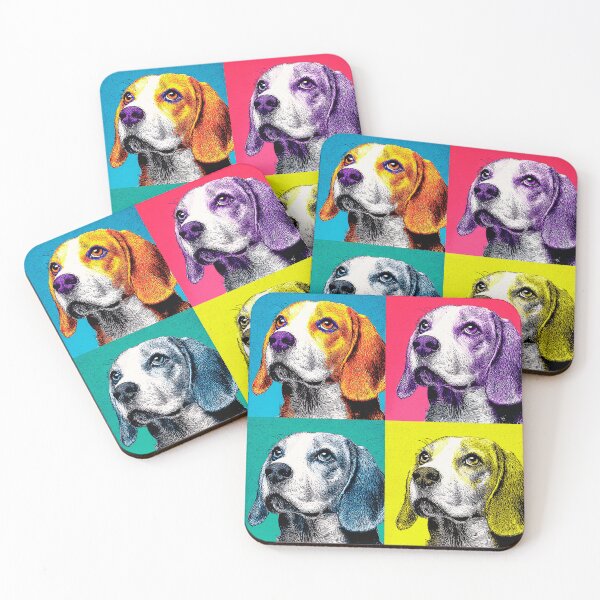 Item preview, Beagle Dog Andy Warhol Style Pop Art designed and sold by TheAnimalZ00.