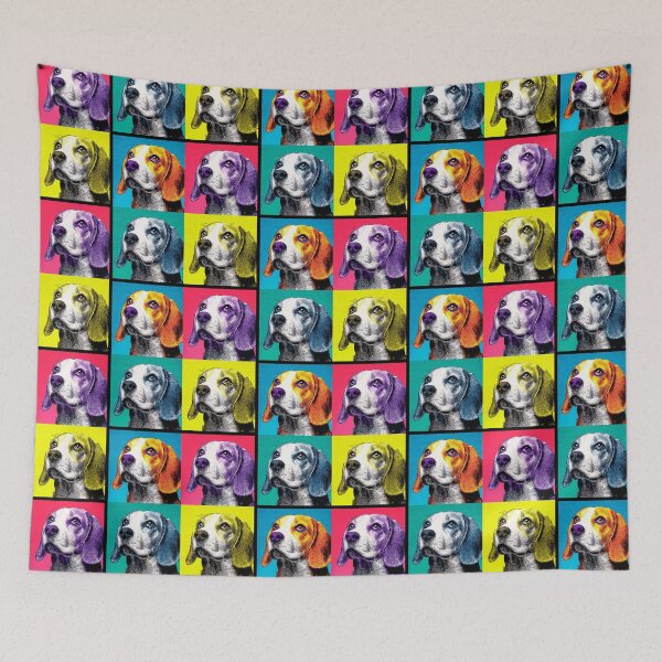 Item preview, Beagle Dog Andy Warhol Style Pop Art designed and sold by TheAnimalZ00.
