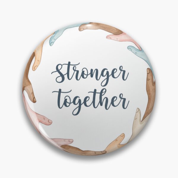 Item preview, Stronger Together Diverse Hands Watercolor Unity Circle designed and sold by Finmm.