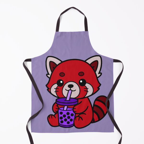 Item preview, Bubble Tea Red Panda - Purple designed and sold by AngelMiette.