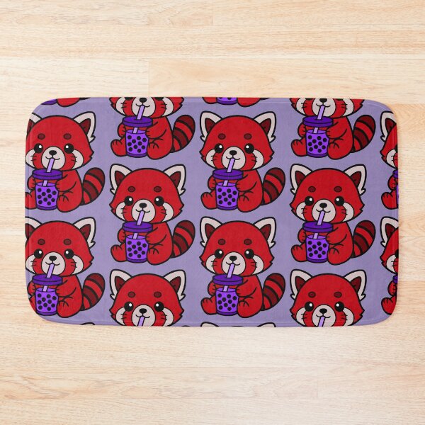 Item preview, Bubble Tea Red Panda - Purple designed and sold by AngelMiette.
