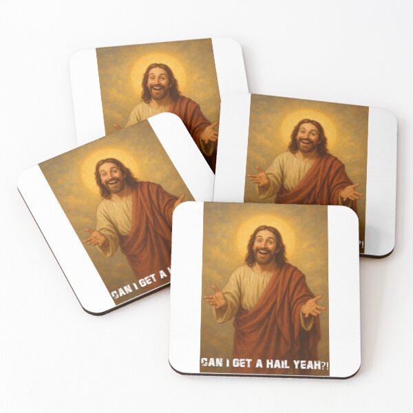 Item preview, Funny Jesus, Funny Christian Gift - Can I Get A Hail Yeah? designed and sold by Galvanized.