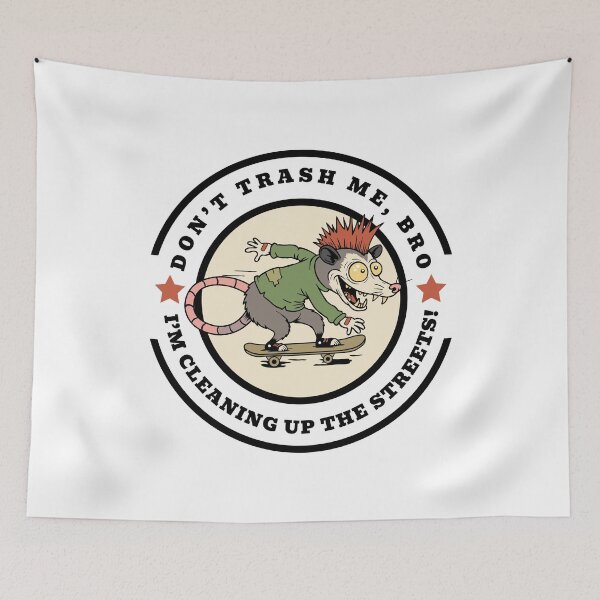 Item preview, Skater Opossum: Cleaning Streets with Style designed and sold by Mujicvisual.