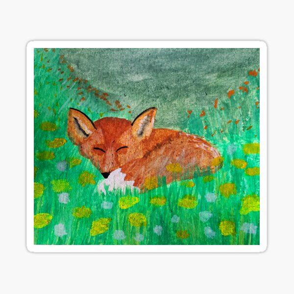 Item preview, Sleeping Fox  designed and sold by etherealwonders.