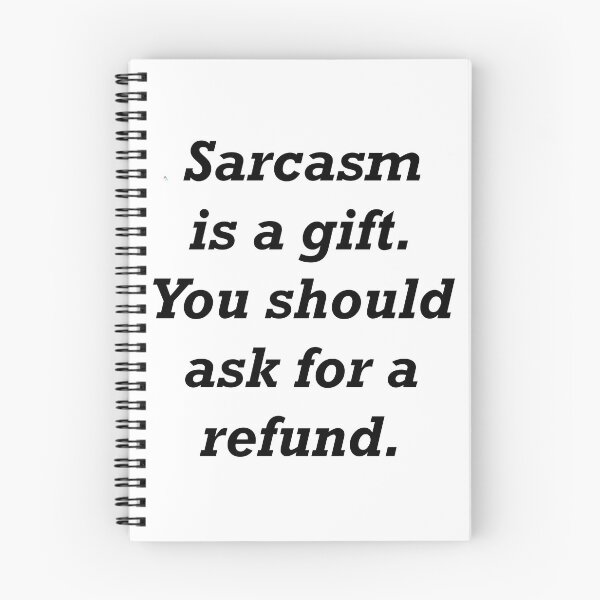 Item preview, Sarcasm is a gift. designed and sold by rockopaolo.