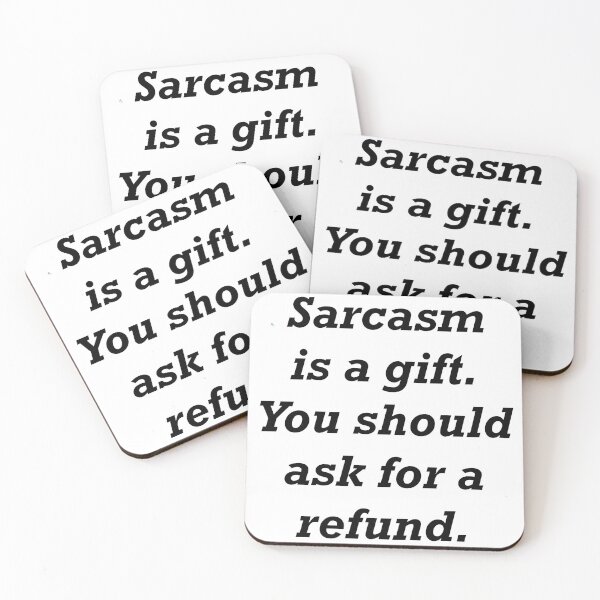 Item preview, Sarcasm is a gift. designed and sold by rockopaolo.