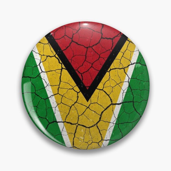Item preview, “Guyana Dutty Tuff: Cracked Flag Power” T-Shirt by pixhub  designed and sold by PixHub .