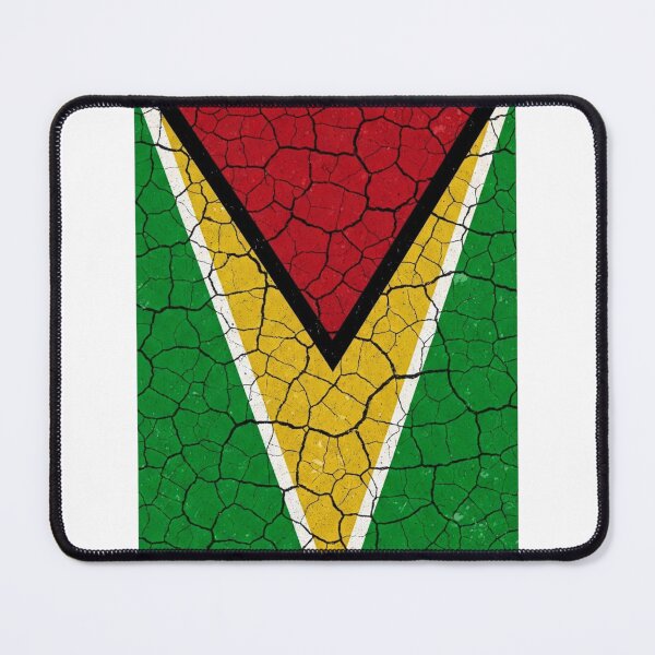 Item preview, “Guyana Dutty Tuff: Cracked Flag Power” T-Shirt by pixhub  designed and sold by PixHub .