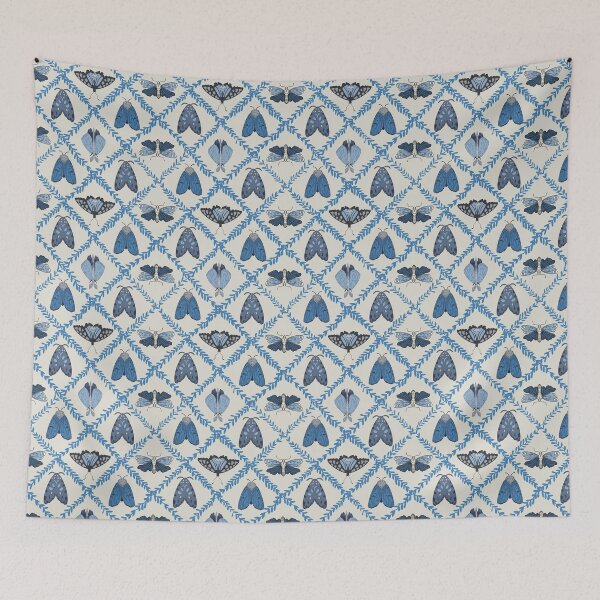 Item preview, Moths in Trellis  designed and sold by AmeliaRita.
