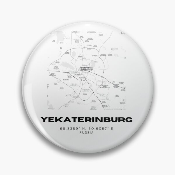 Item preview, Yekaterinburg Map – Ural City Minimalist Wall Print designed and sold by RM-Journey.