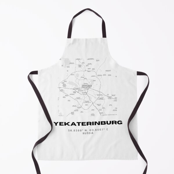 Item preview, Yekaterinburg Map – Ural City Minimalist Wall Print designed and sold by RM-Journey.