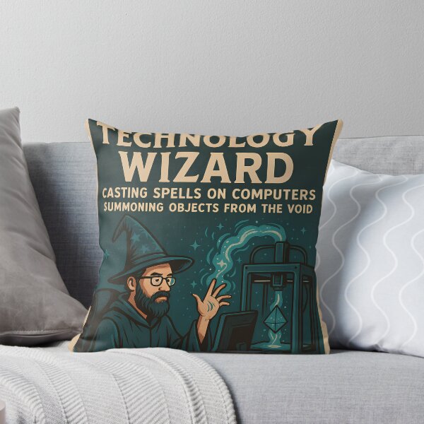 Item preview, Technology Wizard designed and sold by Shifts & Giggles.