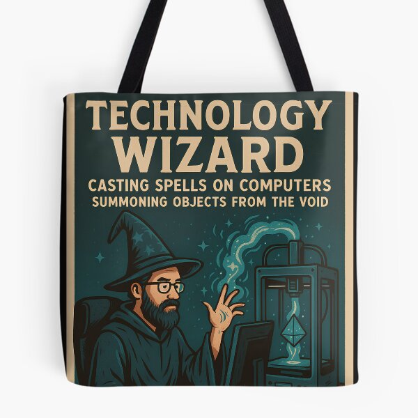 Item preview, Technology Wizard designed and sold by Shifts & Giggles.