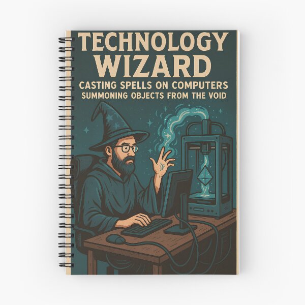 Item preview, Technology Wizard designed and sold by Shifts & Giggles.